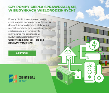 Czy pompy ciepła sprawdzają się w budynkach wielorodzinnych